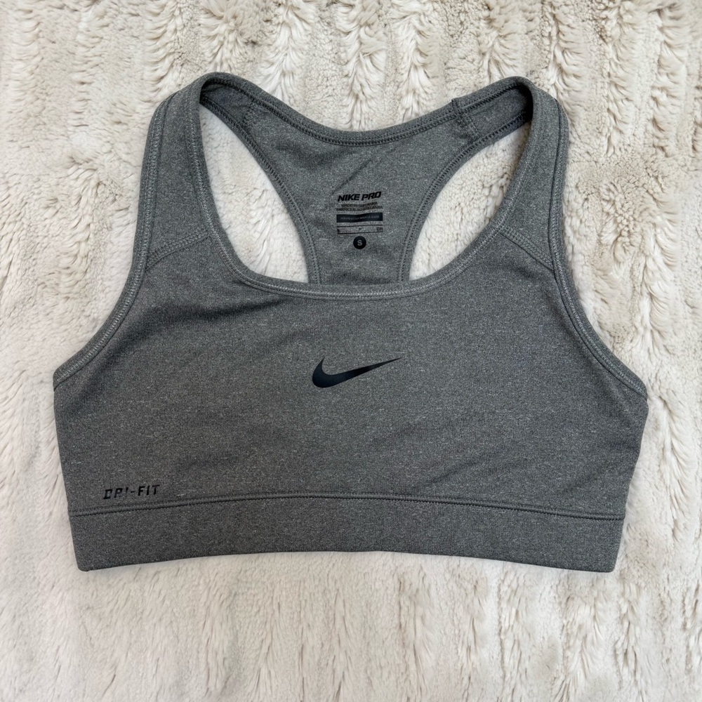 Nike Dri-FIT Gray Sports Bra